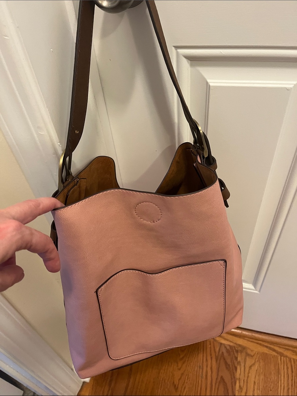 Joy Susan Vegan Leather Hobo bag- no insert